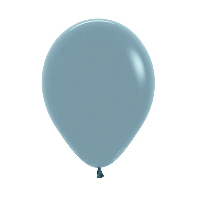 Pack 4 globos 30 cm - azul mate