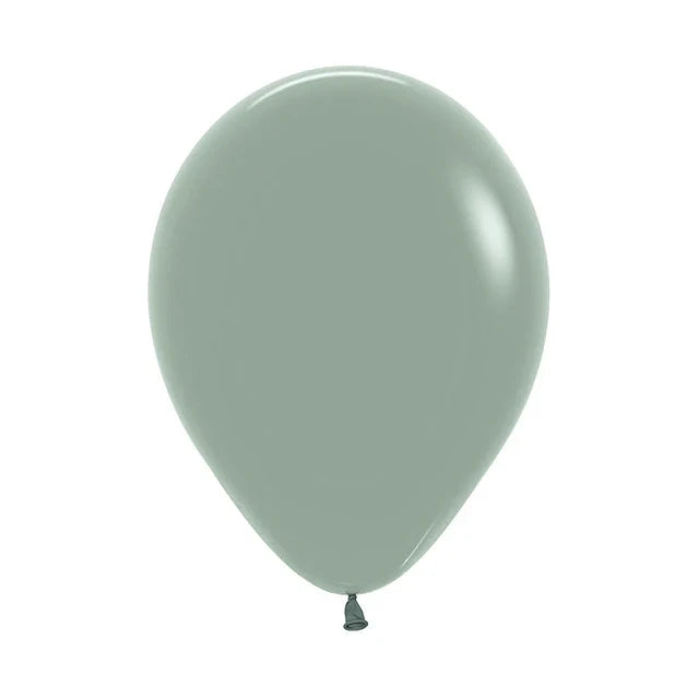 Pack 4 globos 30 cm - verde laurel mate
