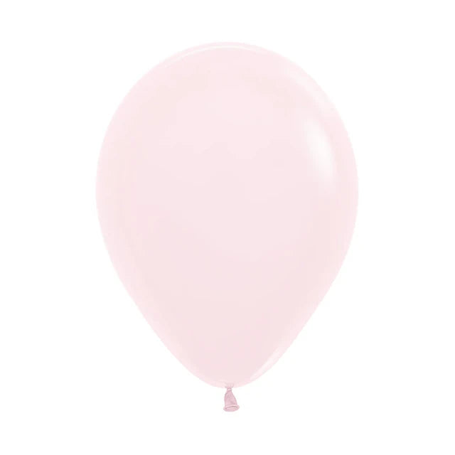 Pack 4 globos 30 cm - rosado pastel
