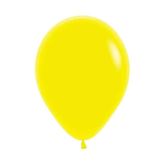 Pack 4 globos 30 cm - amarillo