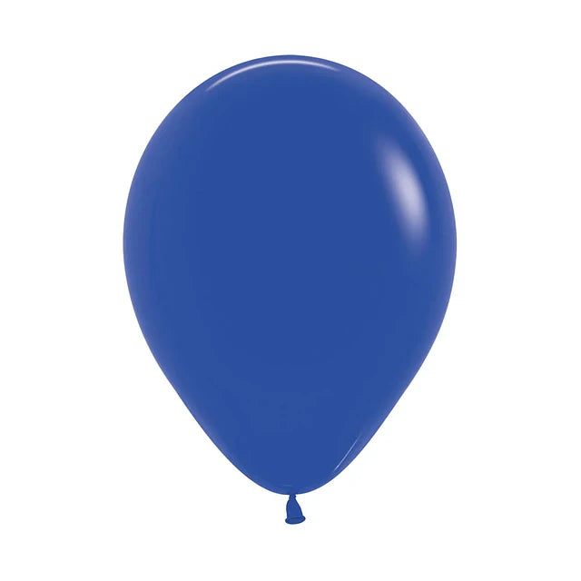 Pack 4 globos 30 cm - azul rey