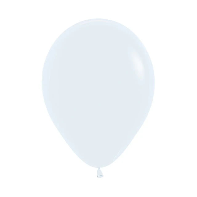 Pack 4 globos 30 cm - blanco