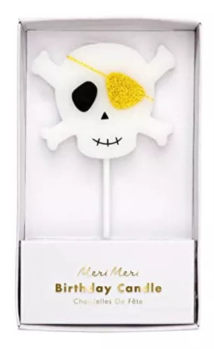 Vela con forma de calavera