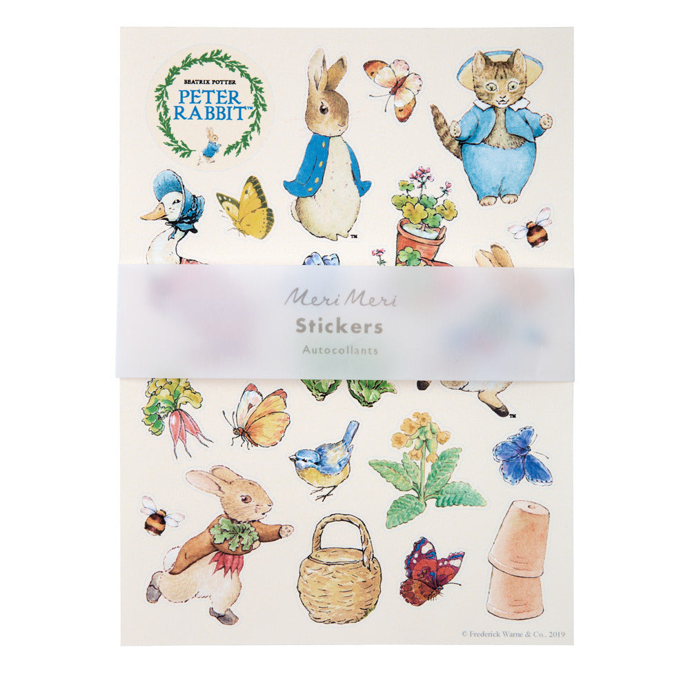 Hojas de stickers Peter Rabbit (10 pliegos)
