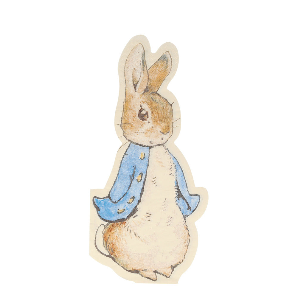 Servilleta con forma de Peter Rabbit