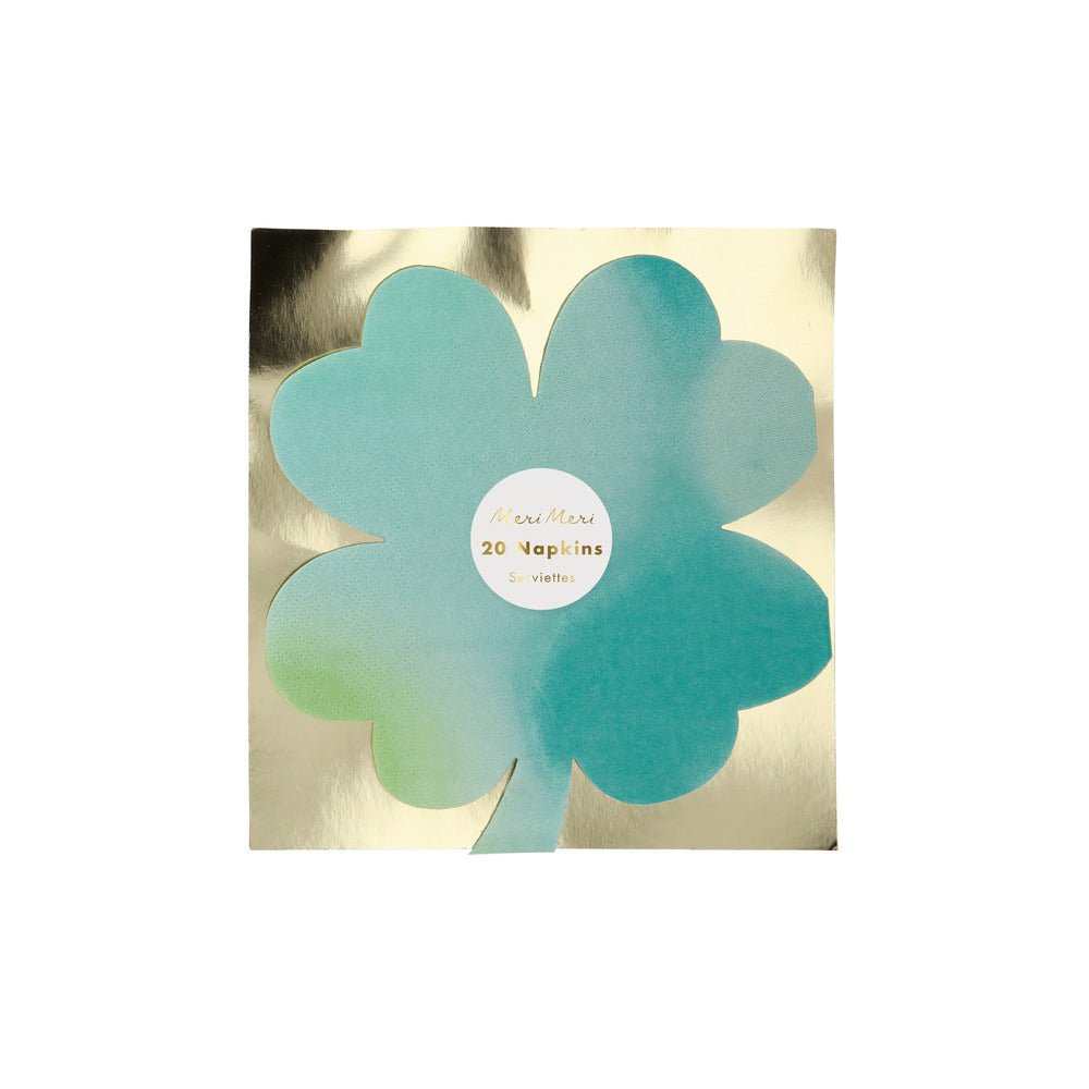 Servilletas con forma de trébol