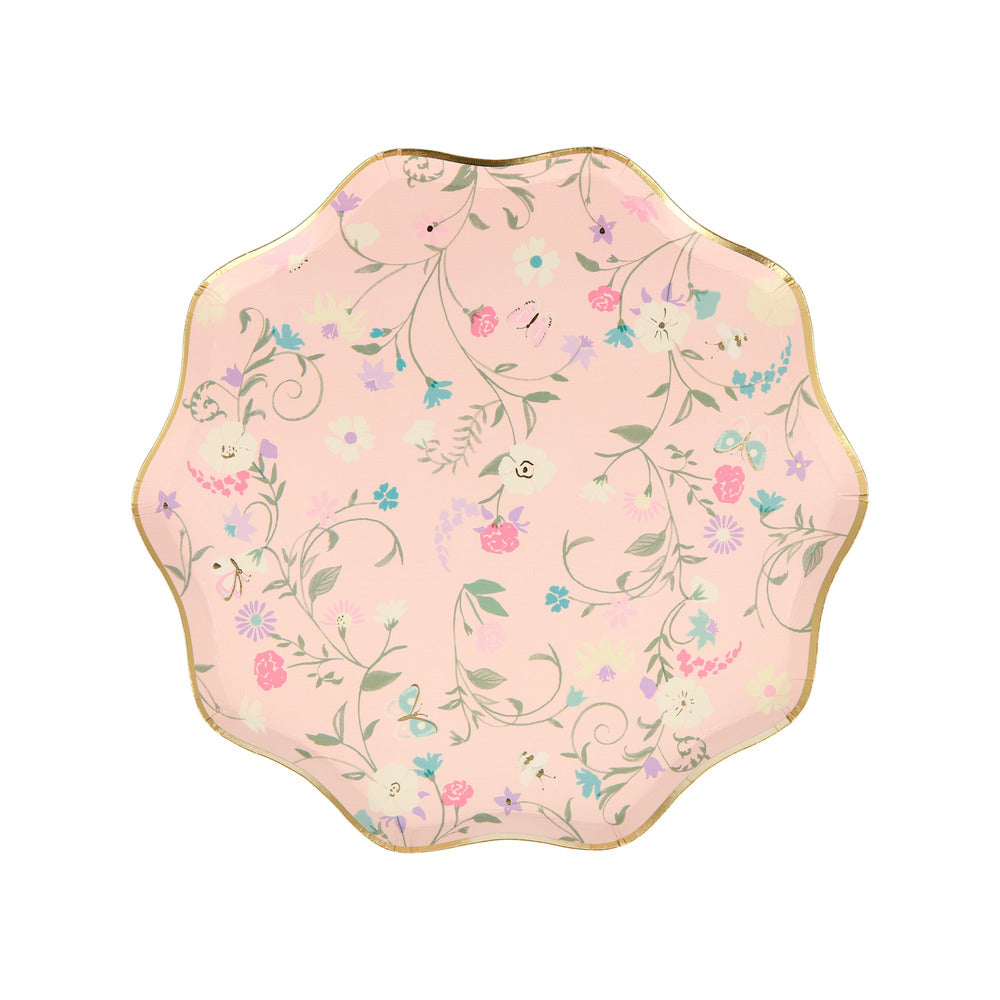 Platos florales Ladurée Paris - medianos