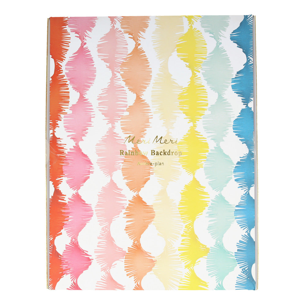 Guirnaldas torcidas con flecos - multicolor