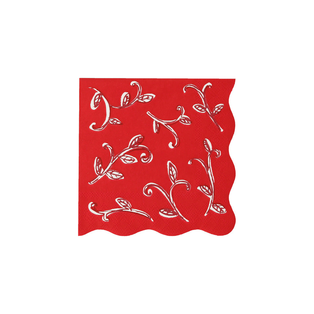 Servilletas block print Navidad - pequeñas