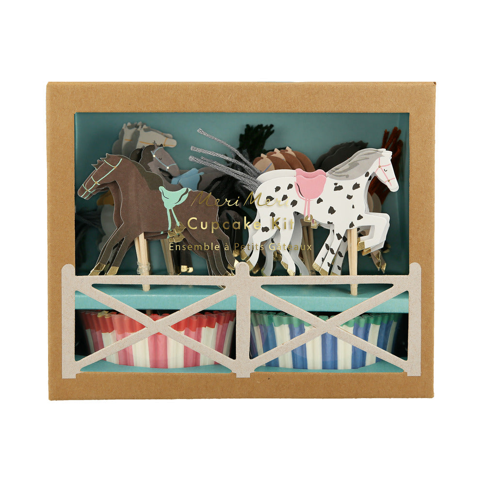 Kit para cupcakes - caballos