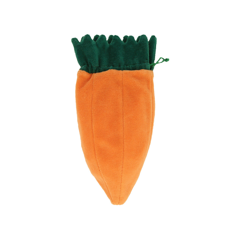 Mini muñeco conejo en saquito de zanahoria