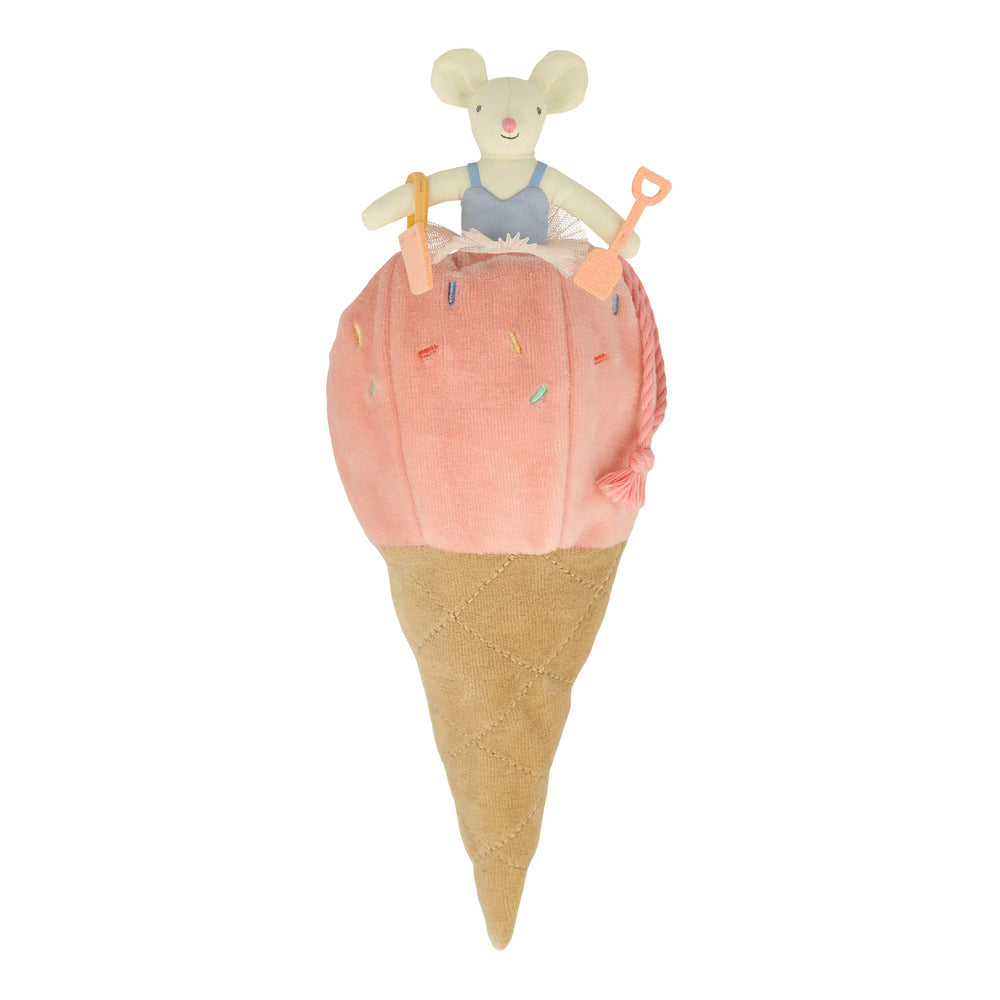 Mini muñeco raton en saquito de helado