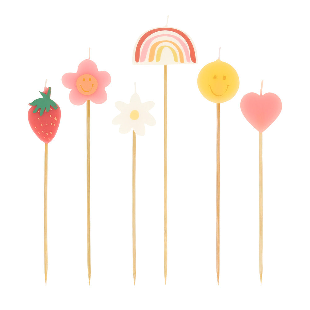 Velas- iconos felices