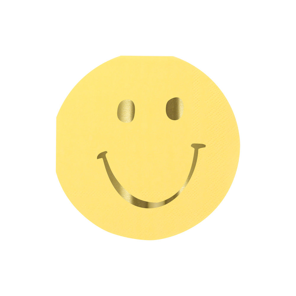 Servilletas con forma de iconos felices