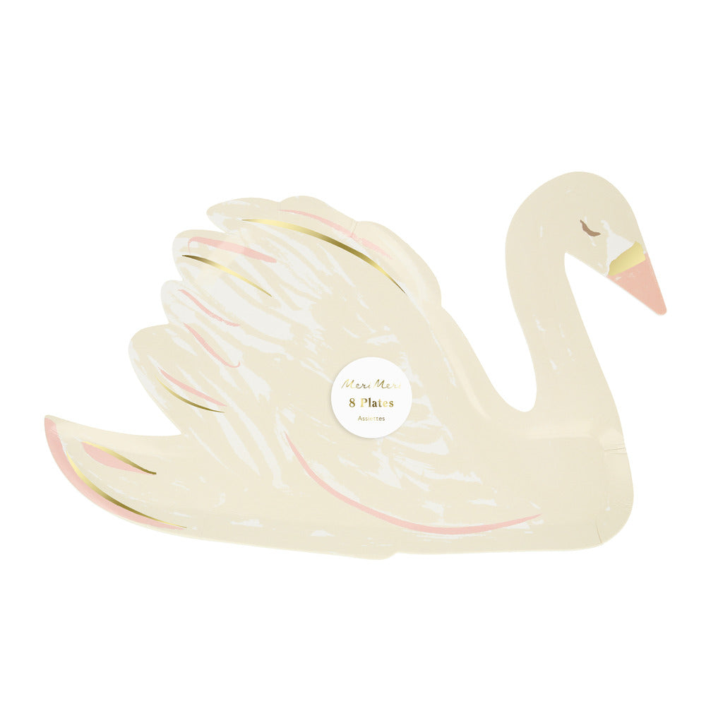 Platos con forma de cisne