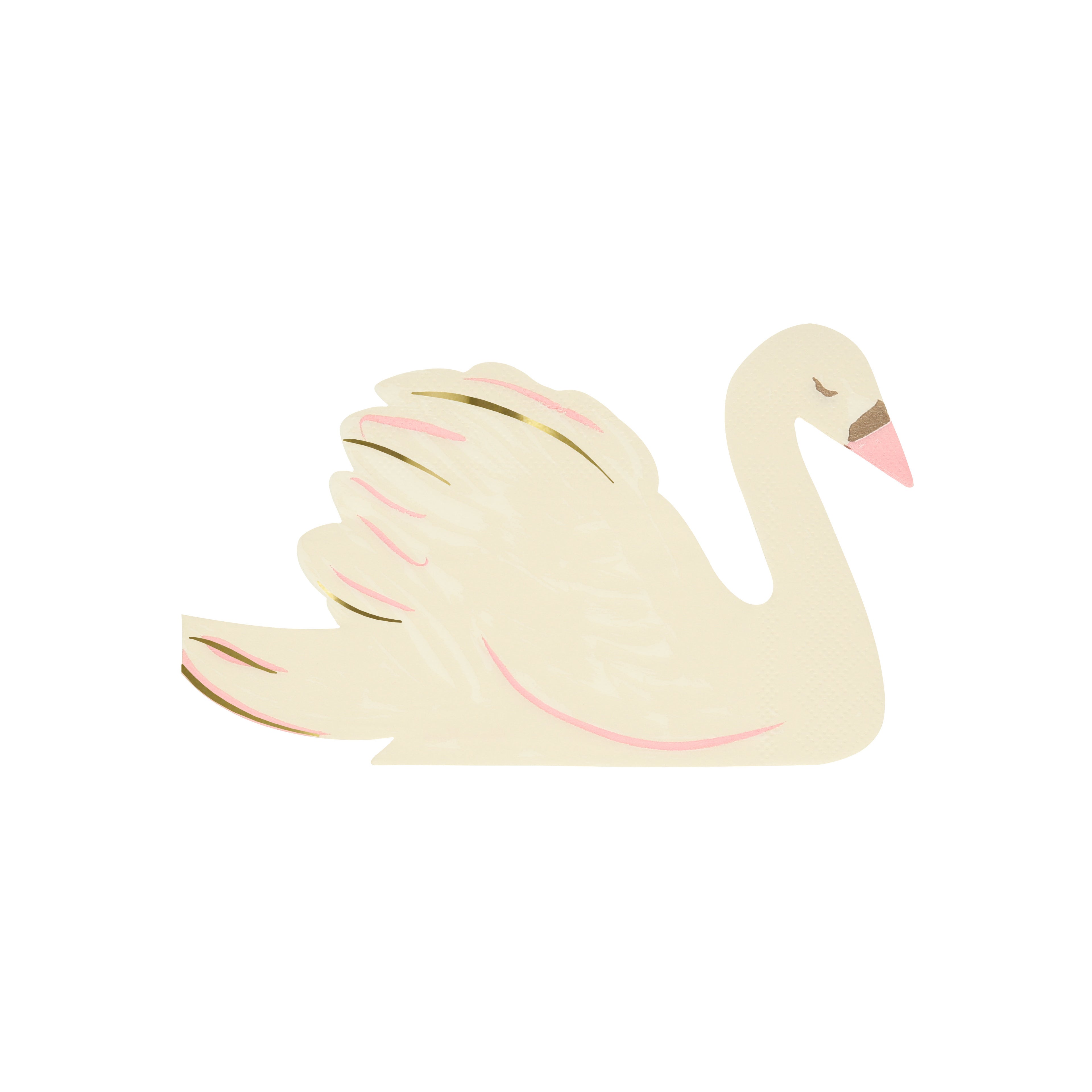 Servilletas con forma de cisne