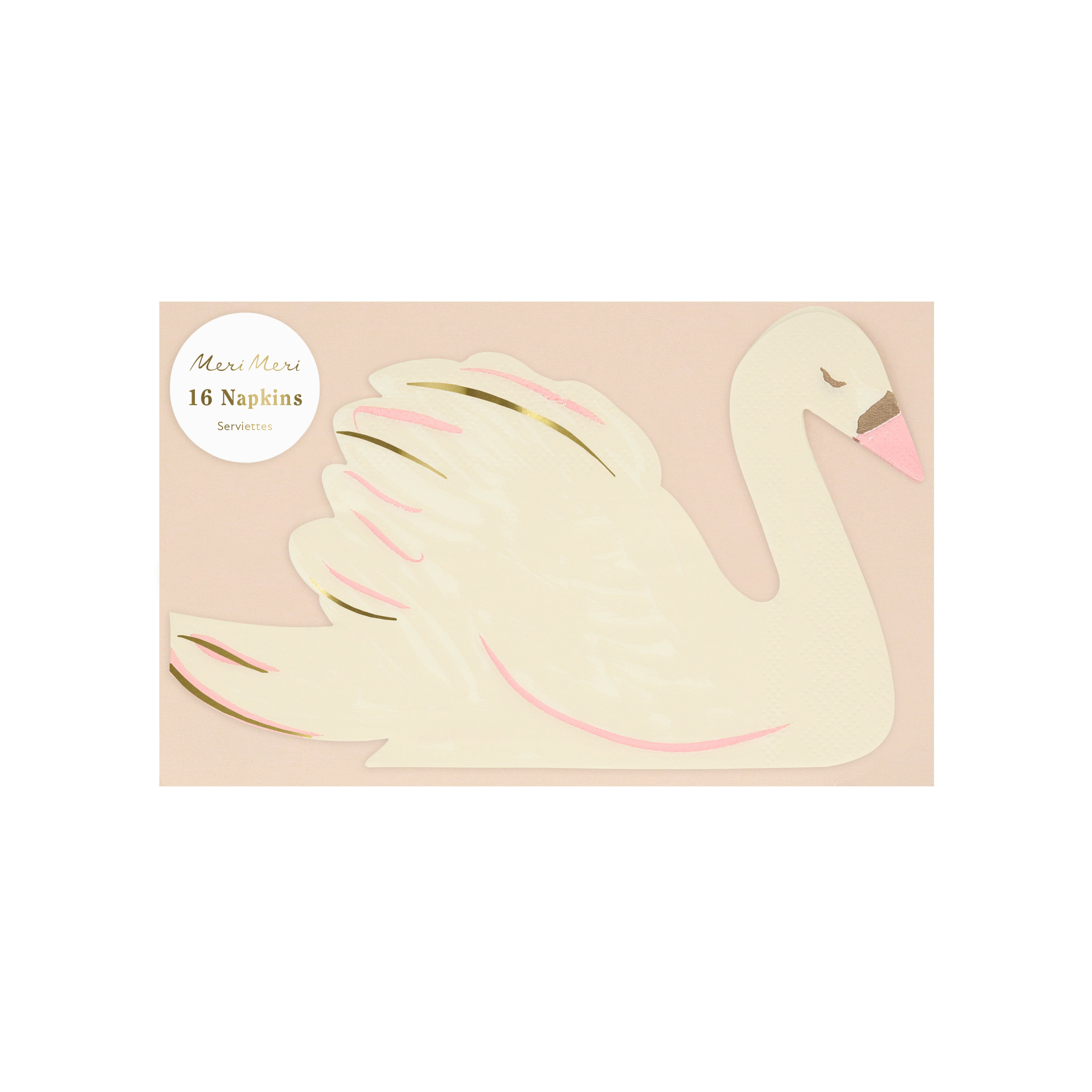 Servilletas con forma de cisne