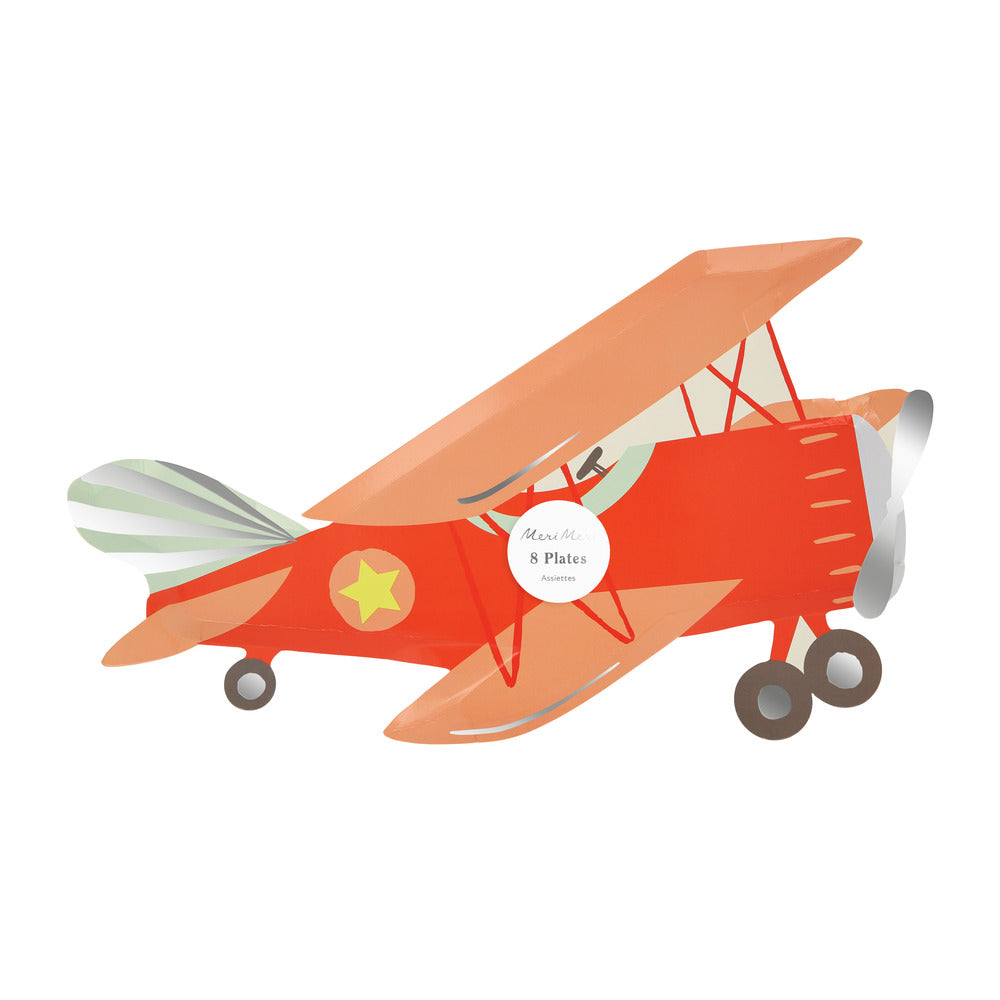 Platos con forma de avion