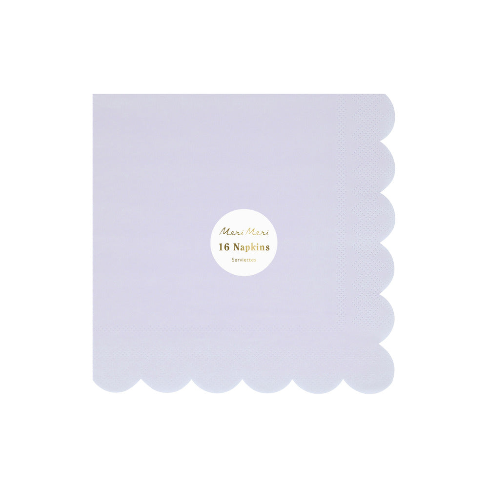 Servilletas lisas lavanda - grandes