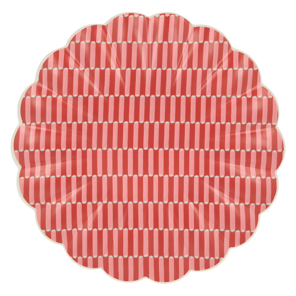 Platos de plástico reciclado Molly Mahon x Meri Meri - grandes
