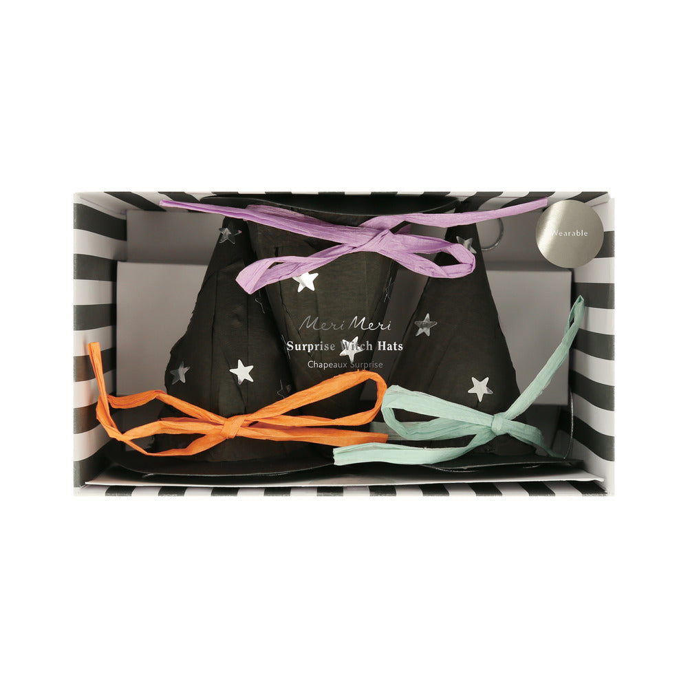 Bolitas sorpresa con forma de sombrero de bruja