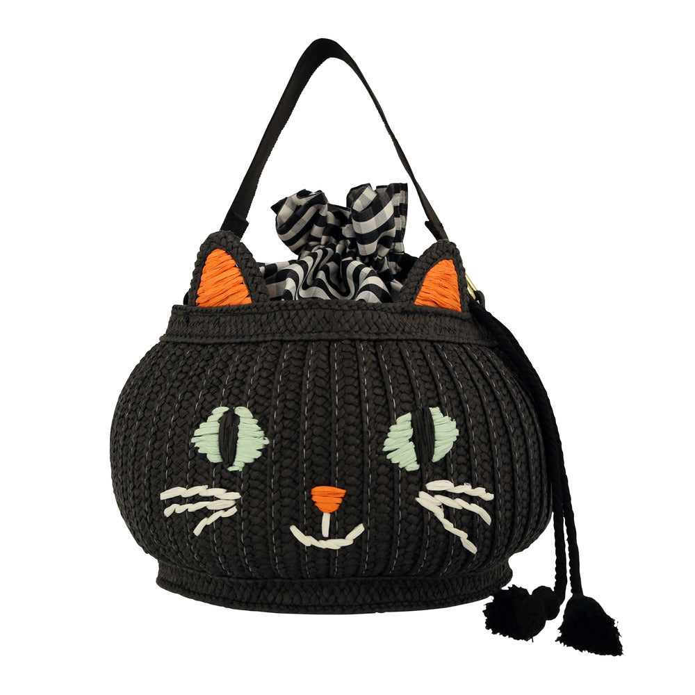 Canasto con forma de gato negro