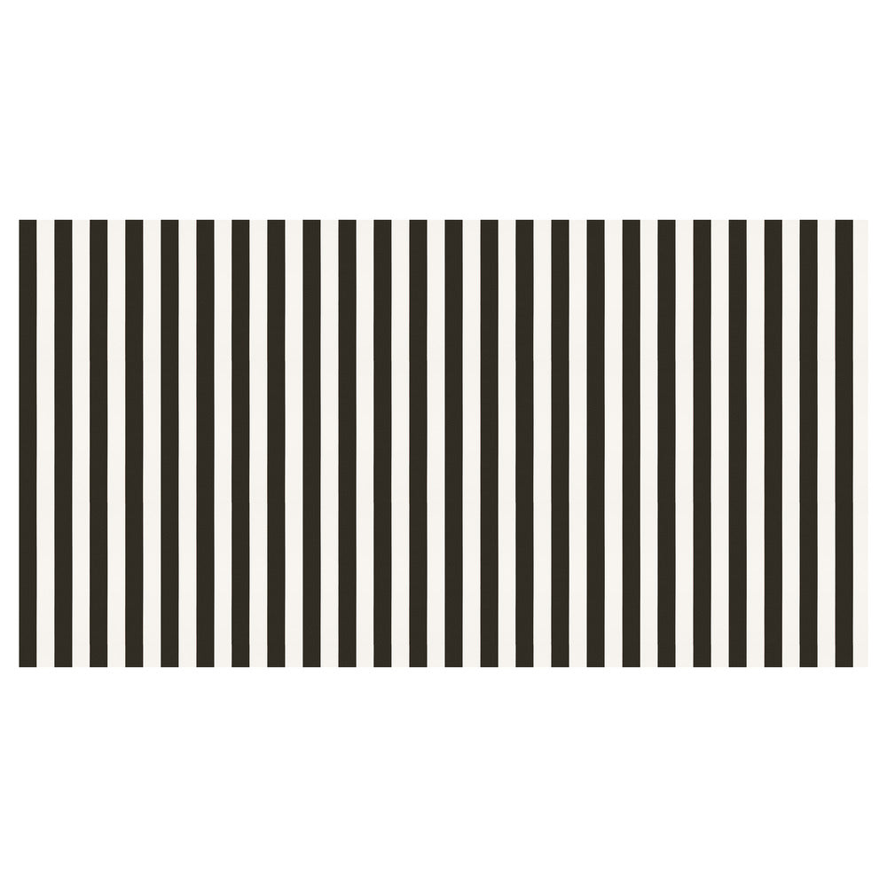 Mantel de papel - rayas negras