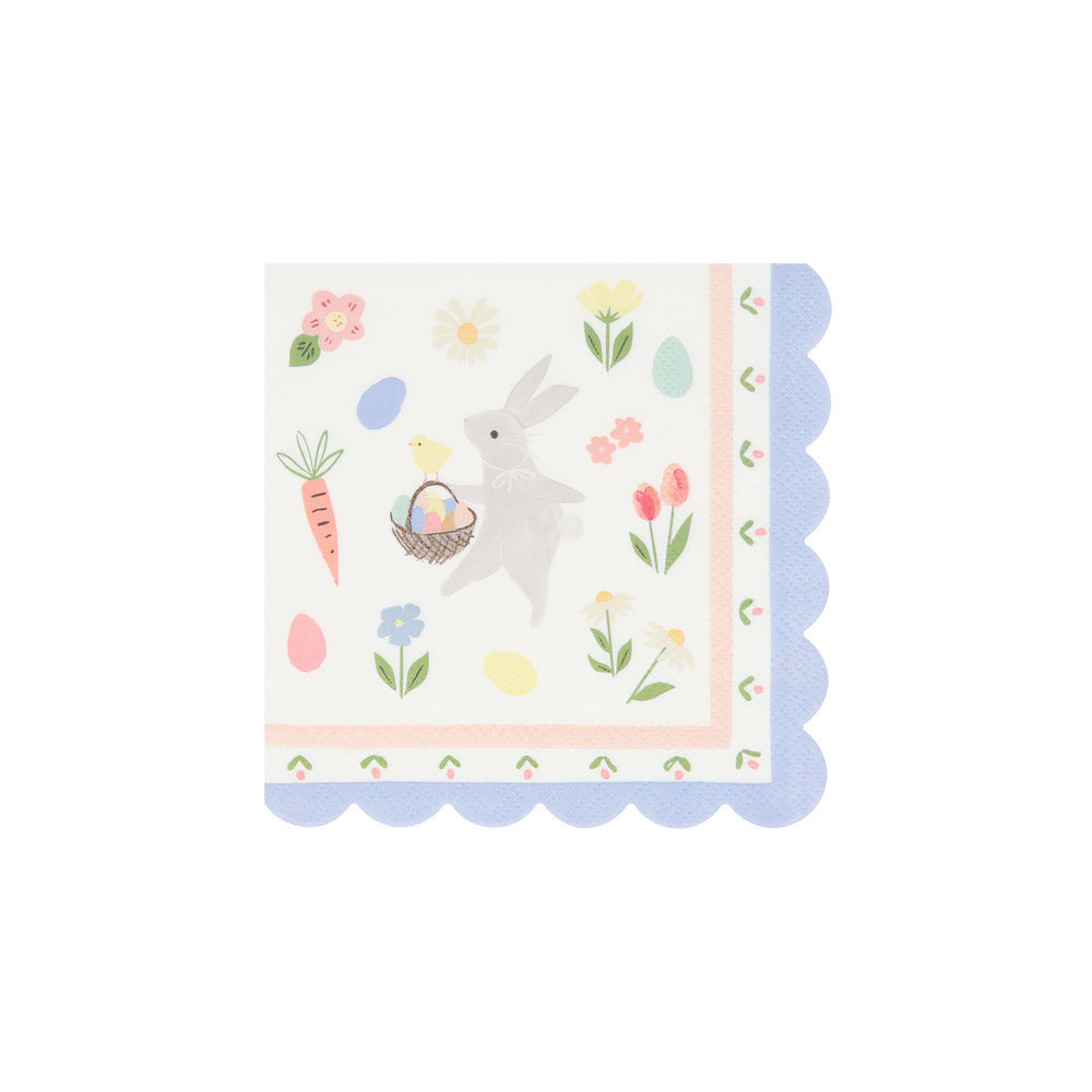 Servilletas conejo de Pascua - pequeñas
