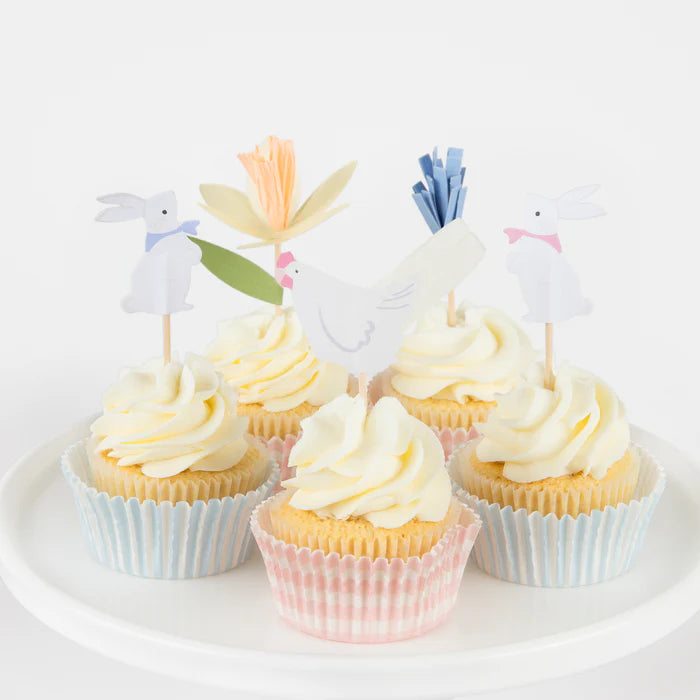 Kit para cupcakes - cottage de conejitos