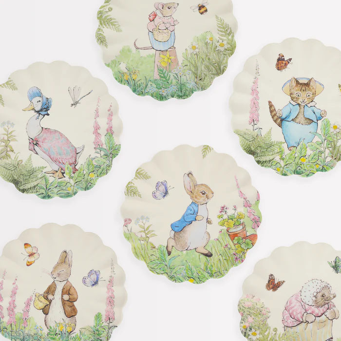 Set x 6 platos de melamina Peter Rabbit- pequeños