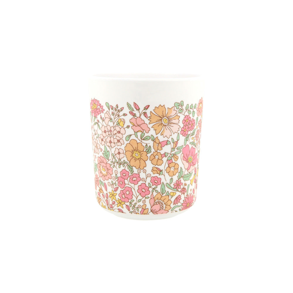 Set x 4 vasos de melamina flores Liberty