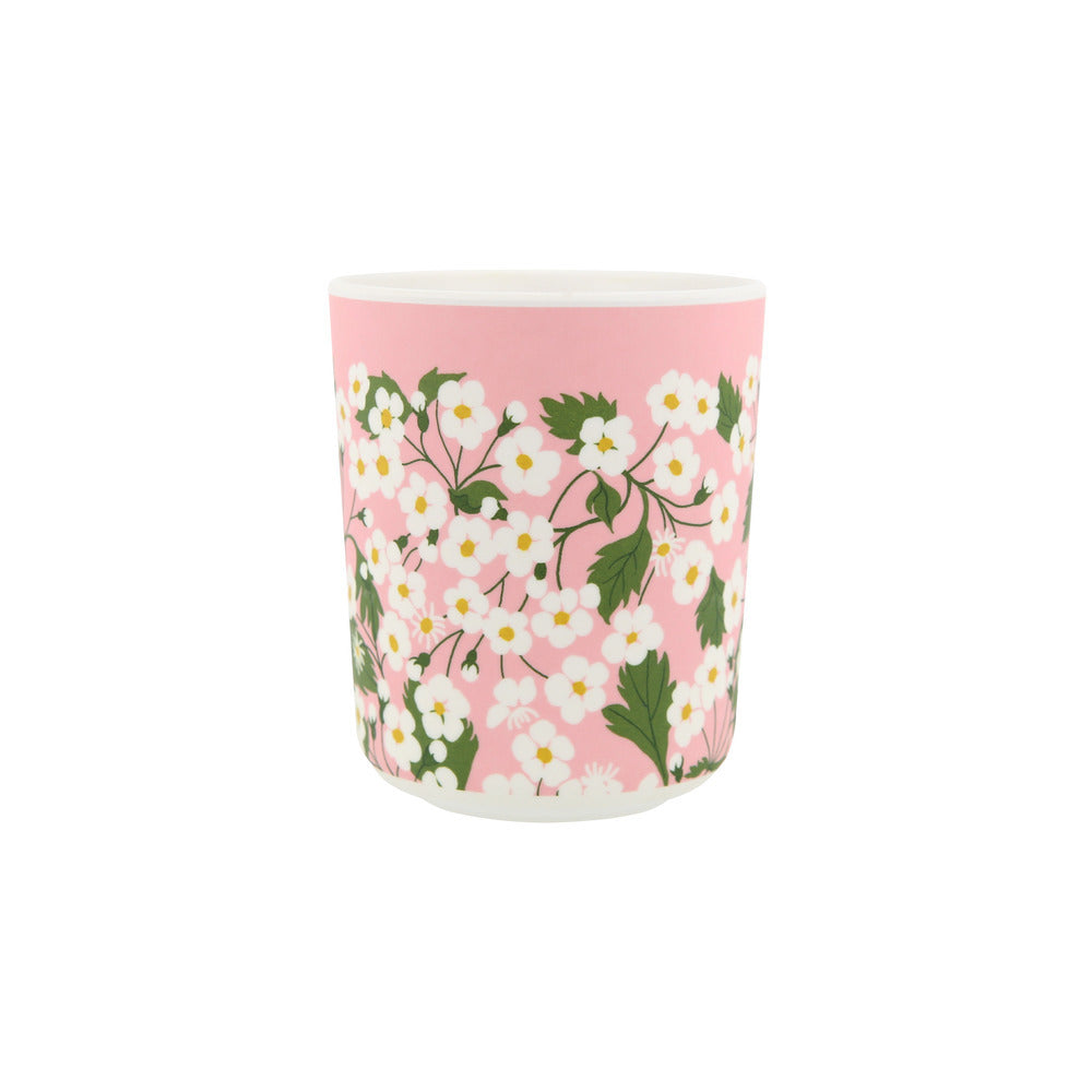 Set x 4 vasos de melamina flores Liberty