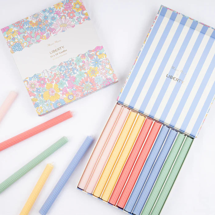 Set de velas de mesa Liberty diseño Rainbow Grande