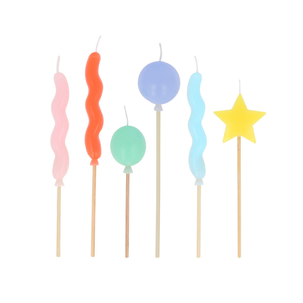 Velas con forma de globos