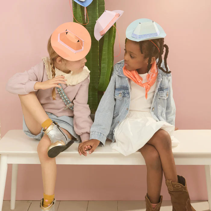 Gorros de cumpleaños sombreros vaqueros