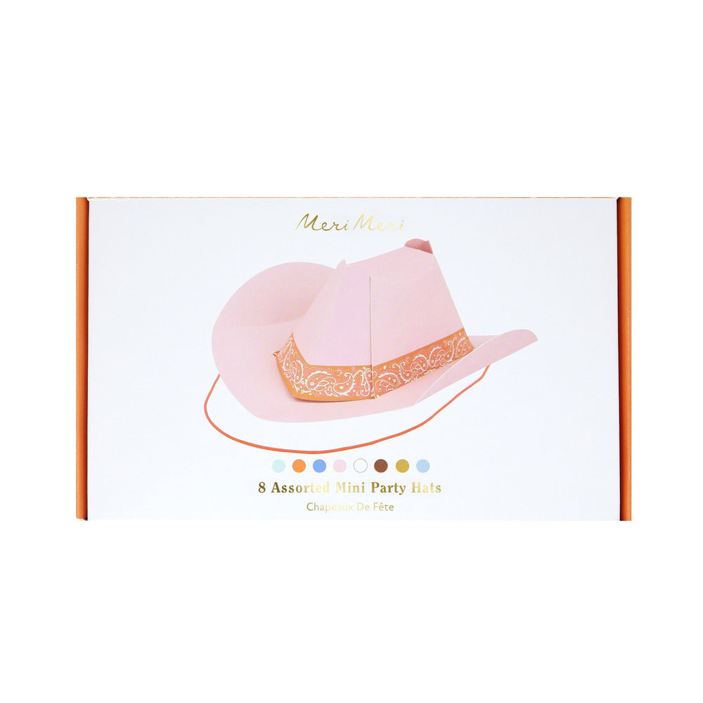 Gorros de cumpleaños sombreros vaqueros