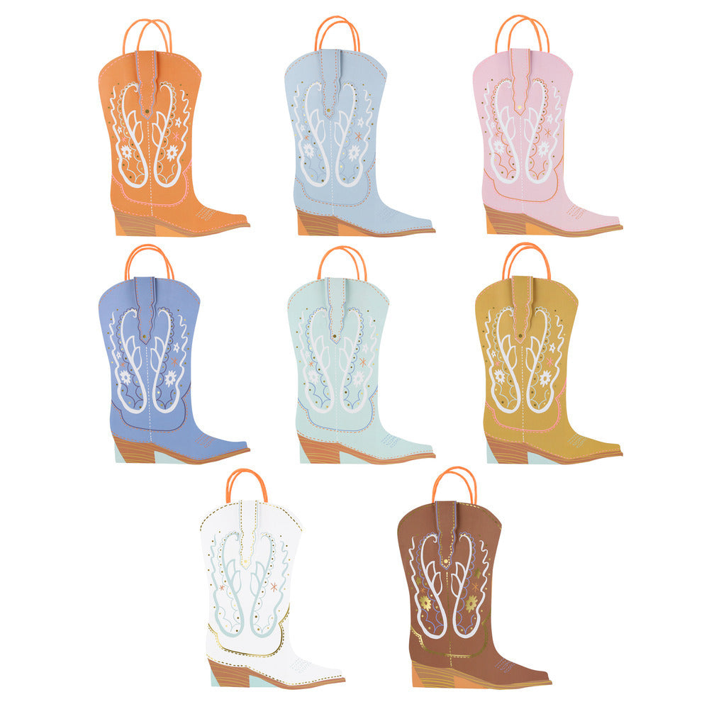 Bolsas para sorpresas - botas vaqueras