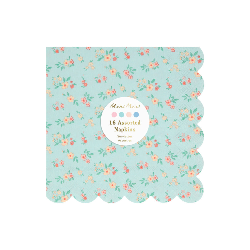 Servilletas racimos de flores - grandes