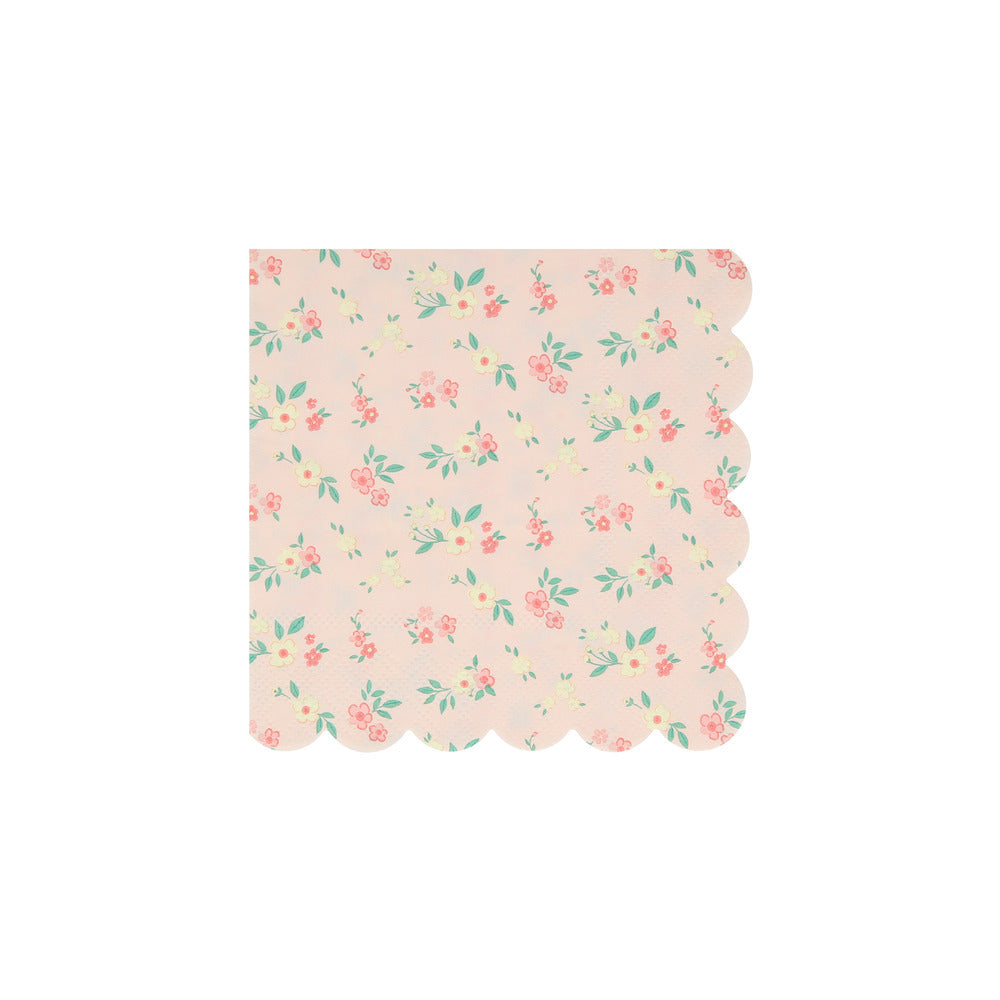 Servilletas racimos de flores - pequeñas