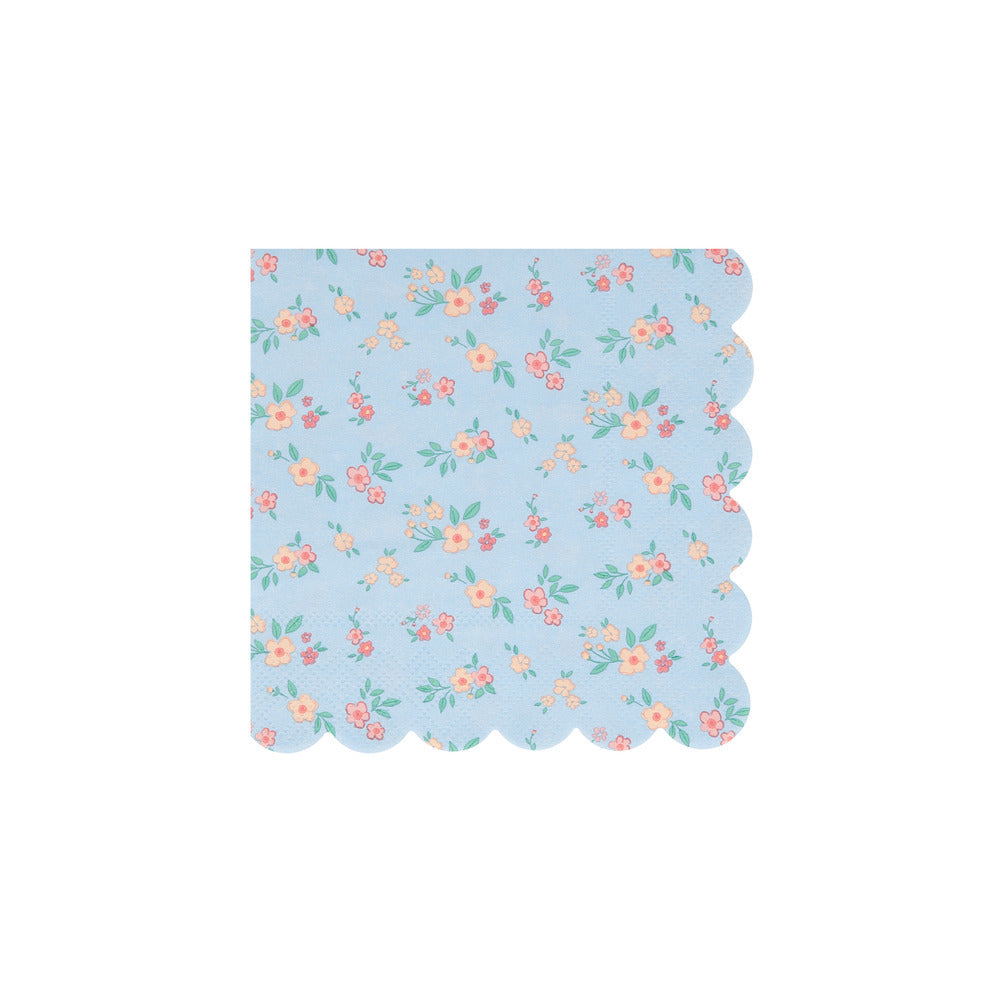 Servilletas racimos de flores - pequeñas