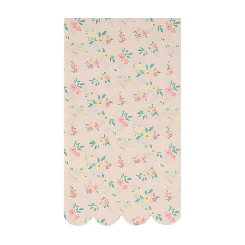 Servilletas racimos de flores - alargadas