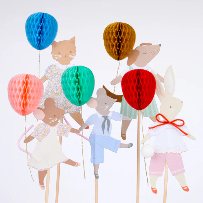 Toppers para tortas fiesta de animalitos