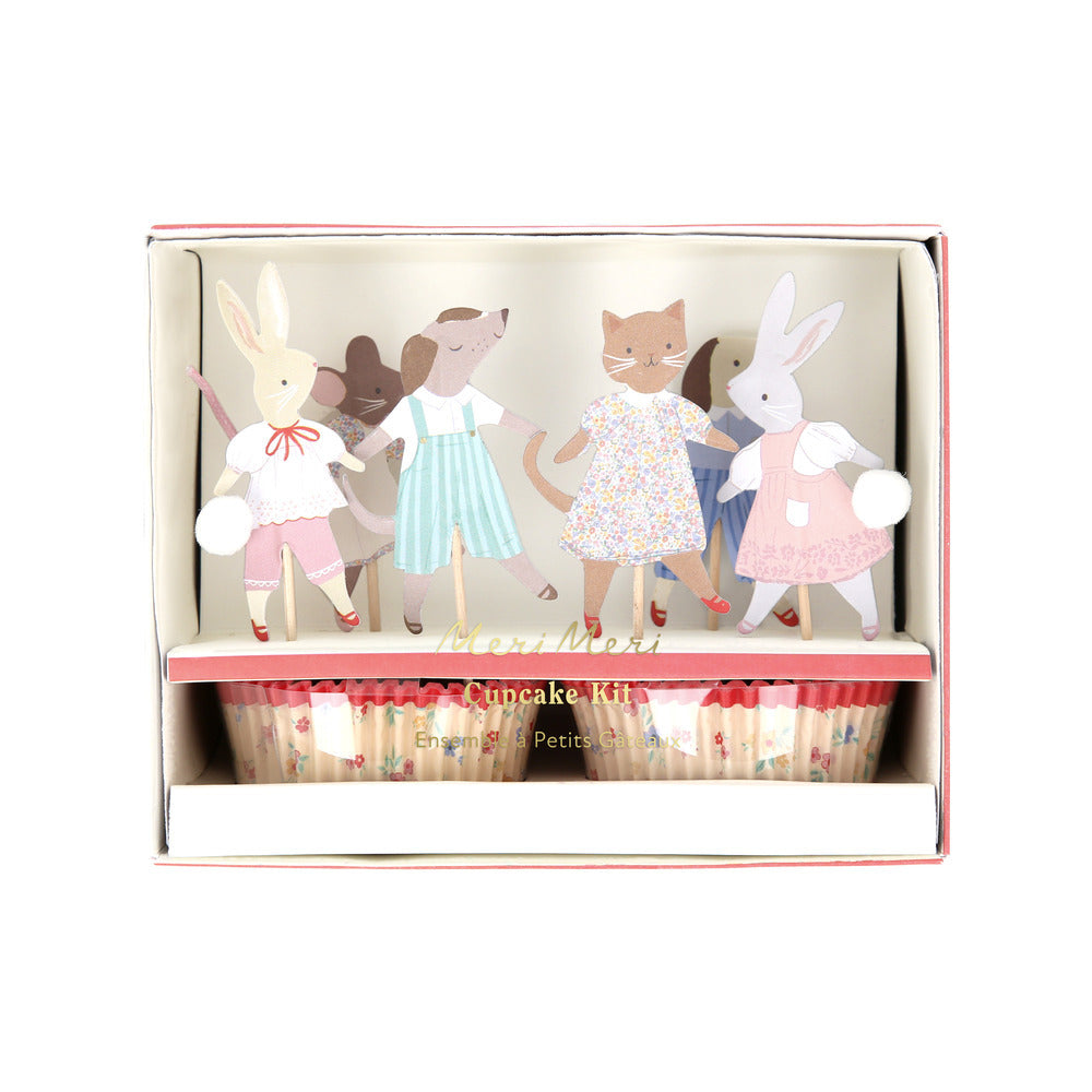 Kit para cupcakes - fiesta de animalitos