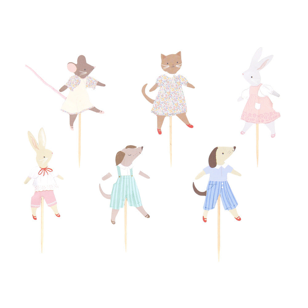 Kit para cupcakes - fiesta de animalitos