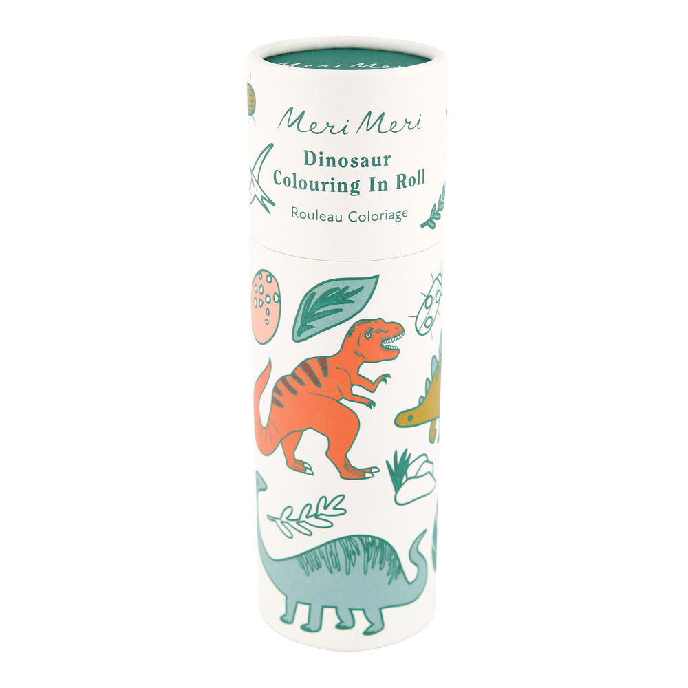 Rollo para pintar con lápices - dinosaurios