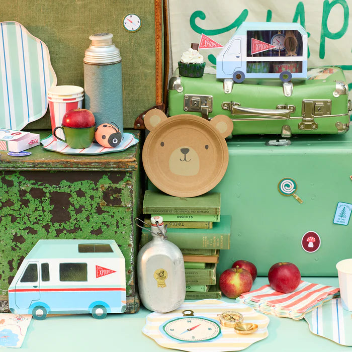 Platos con forma de oso pardo