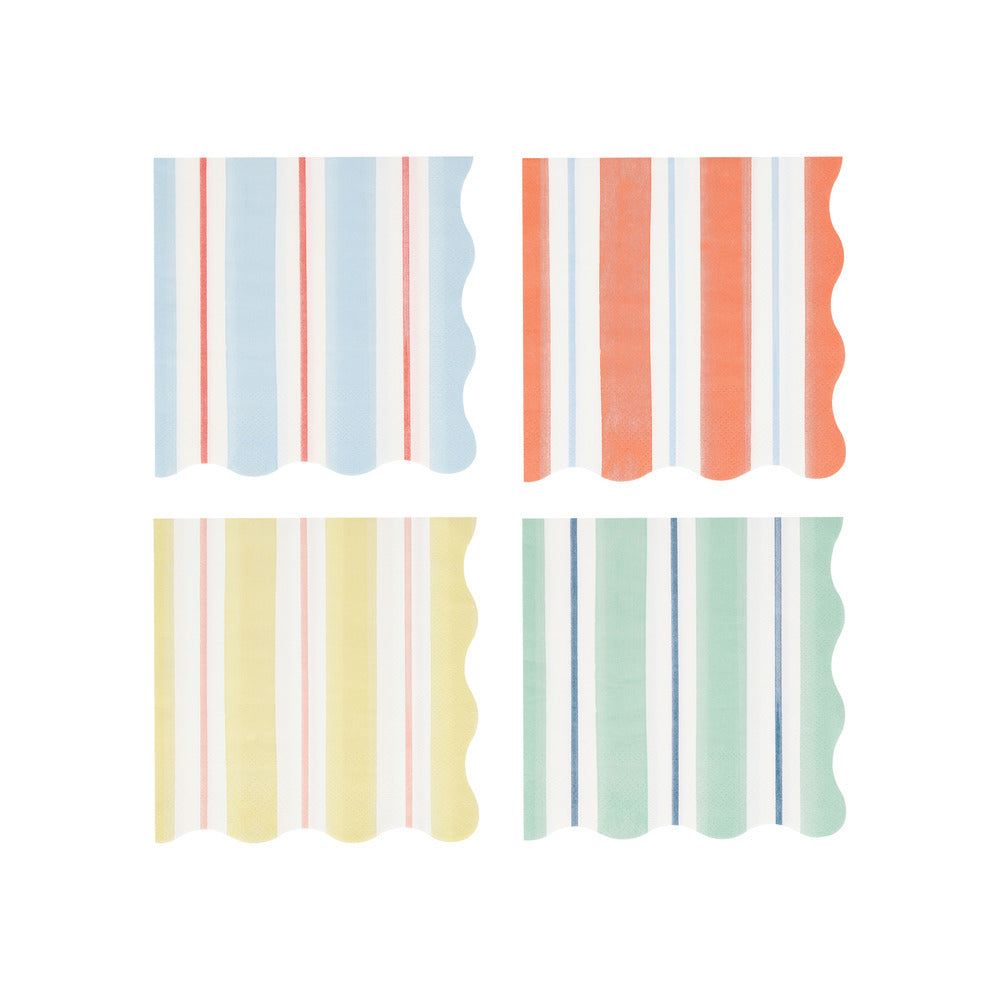 Servilletas preppy stripes - pequeñas