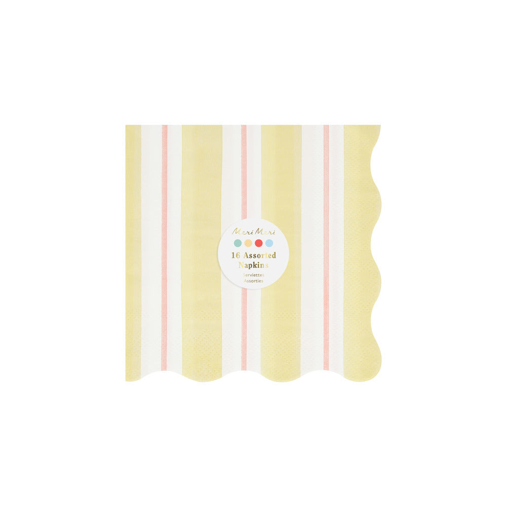 Servilletas preppy stripes - pequeñas