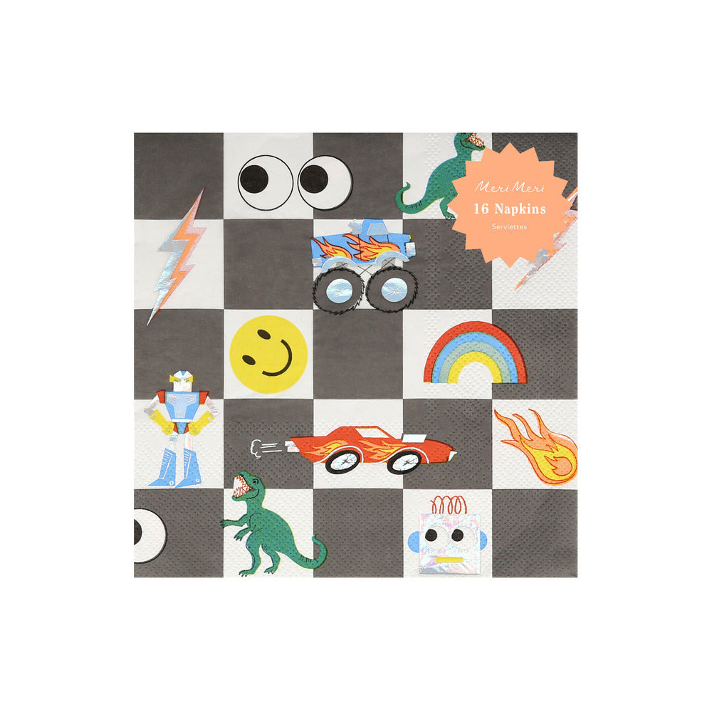 Servilletas caja de juguetes - grandes