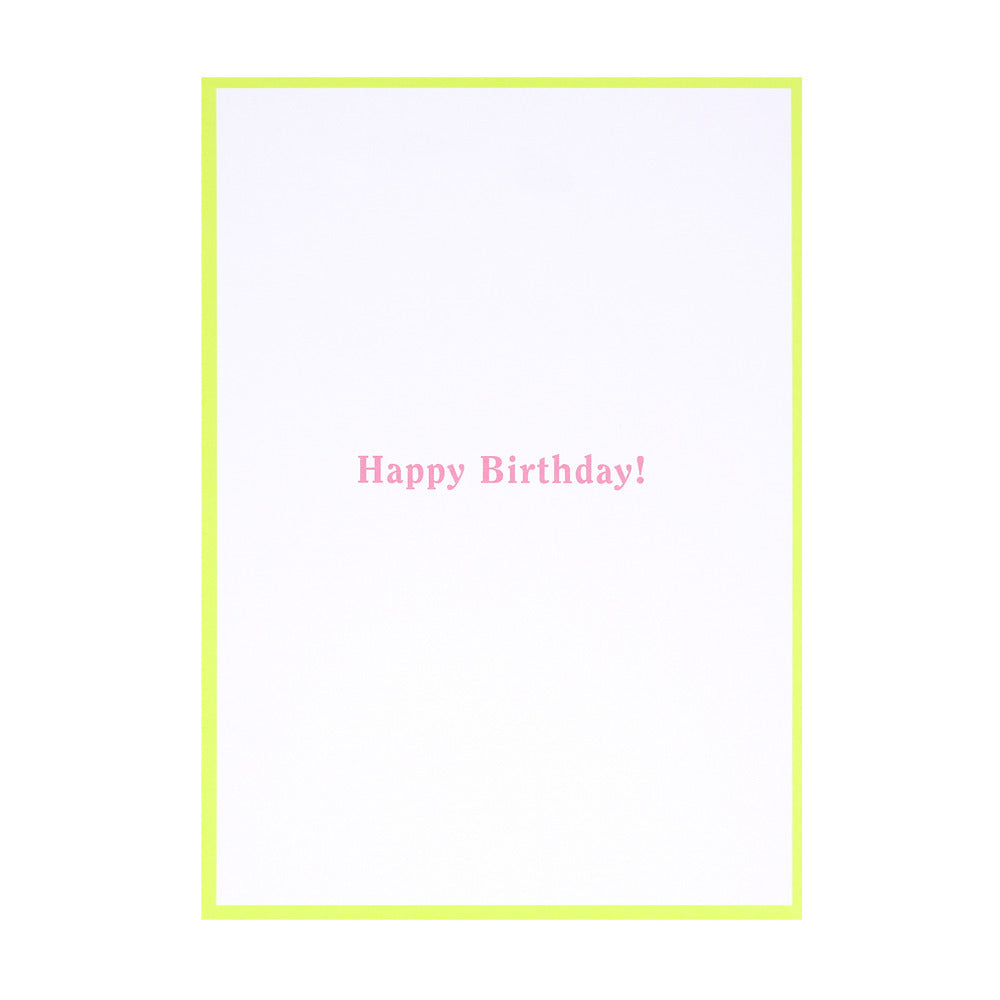 Tarjeta - guirnalda de cumpleaños